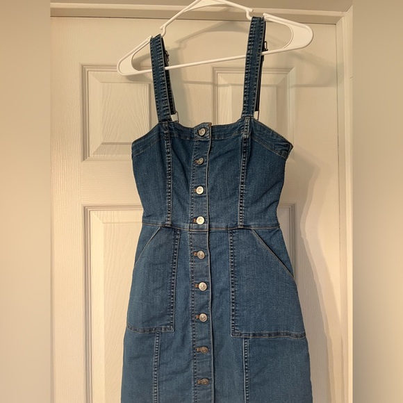 H&M Dresses Hm Denim Dress Poshmark
